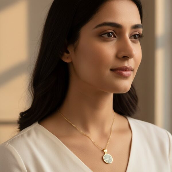 Round Pendant Necklace